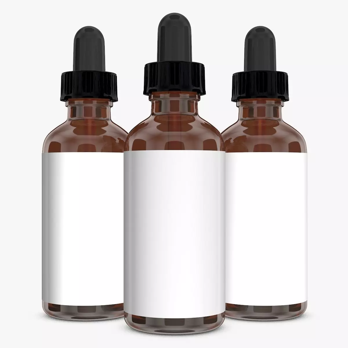 Red Glass Eye Dropper 3D model_0