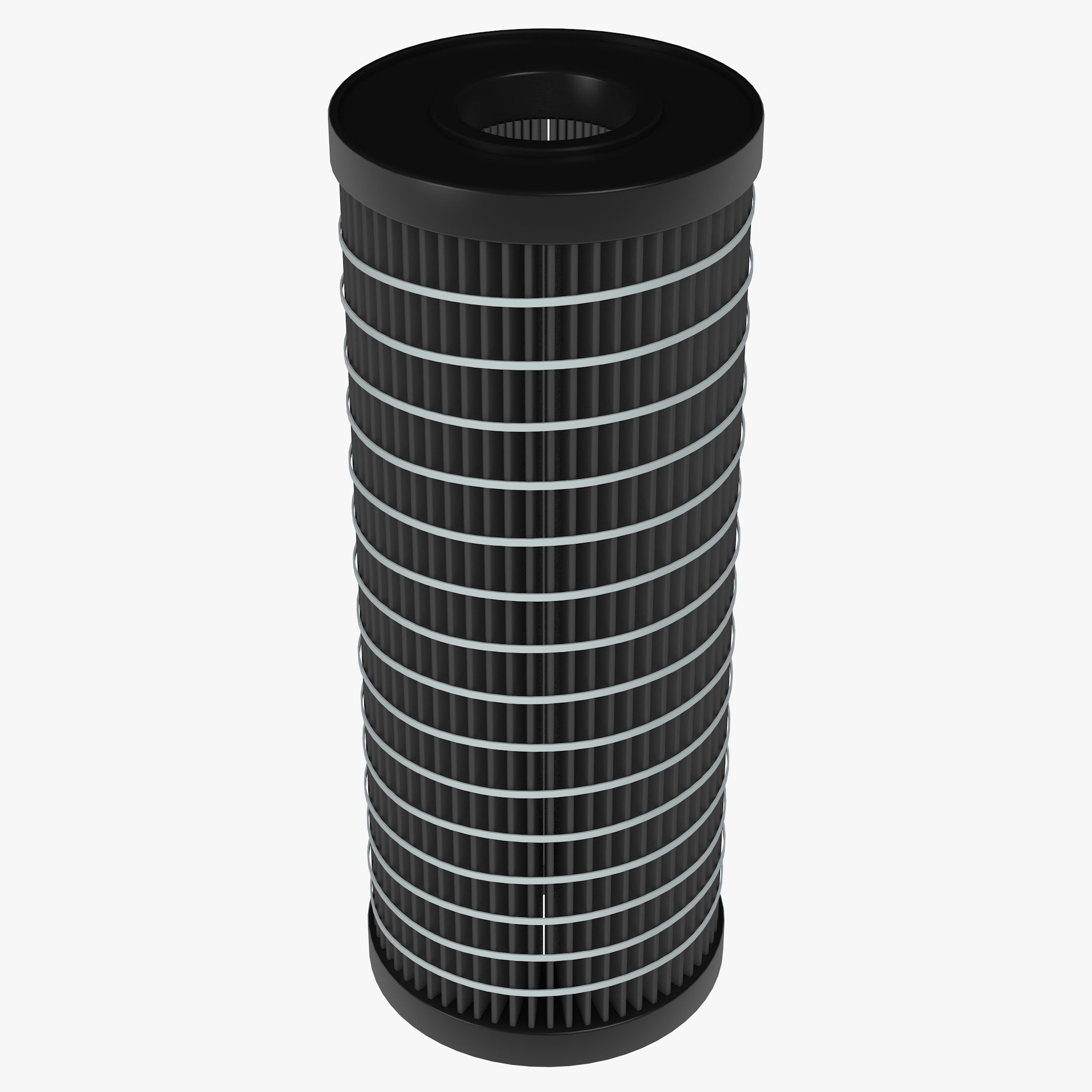Black and White Air Filters 3D model_3