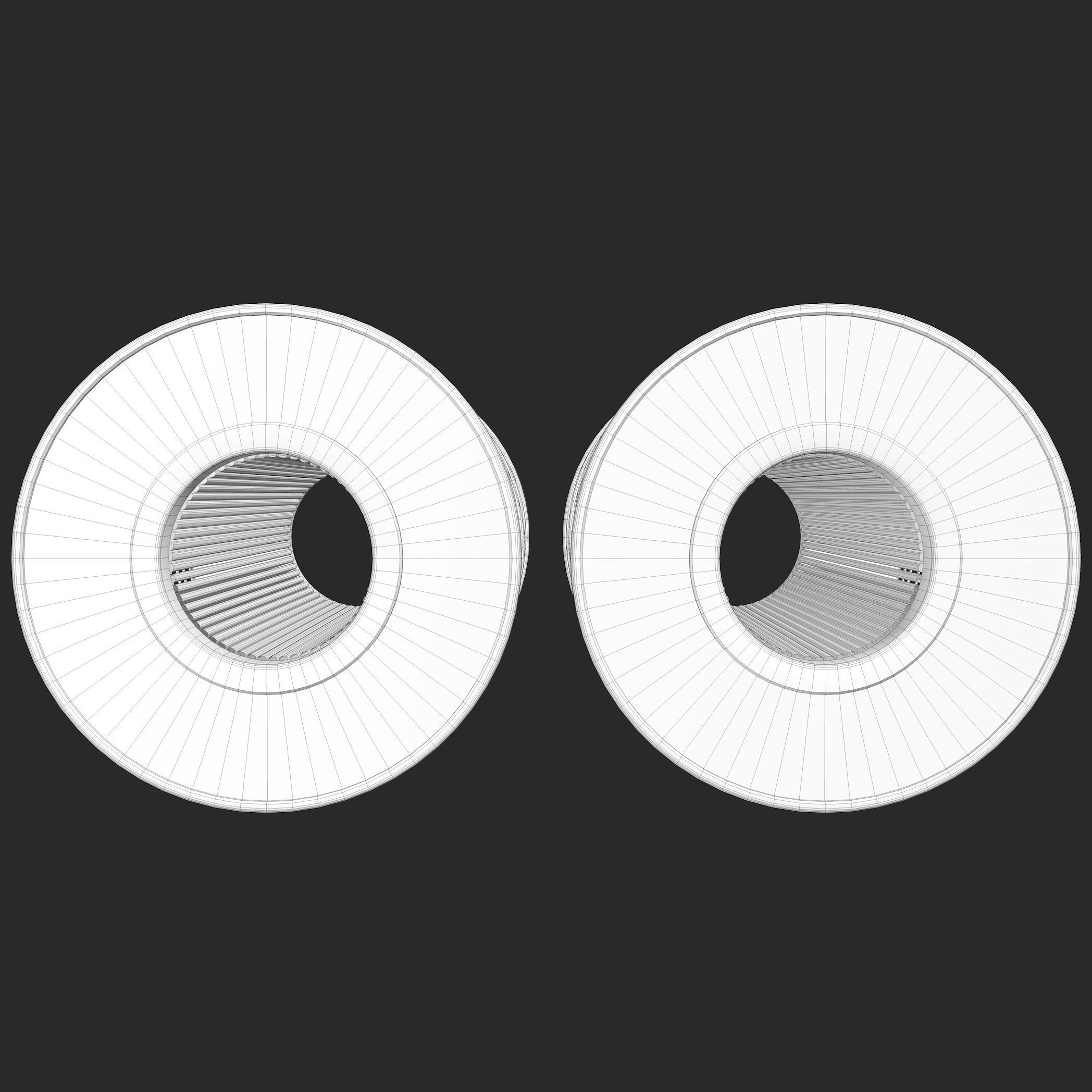 Black and White Air Filters 3D model_5