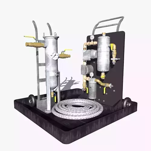 Diesel Fuel Tank Model 3D model