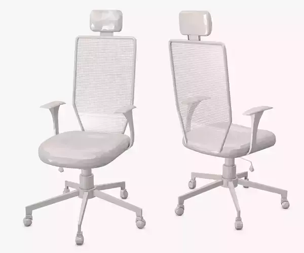 Office Chair Low Poly