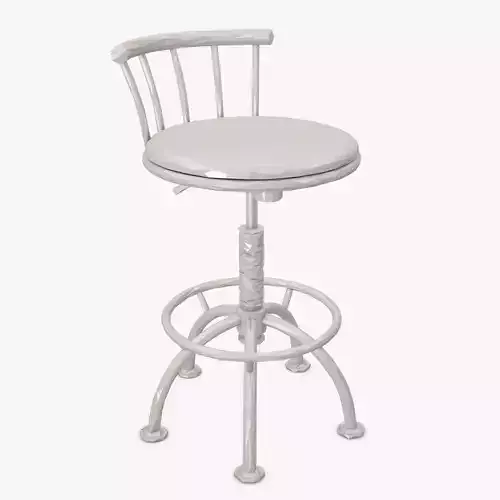 Bar Chair Low Poly