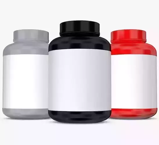 Three Colors Plastic Bottles