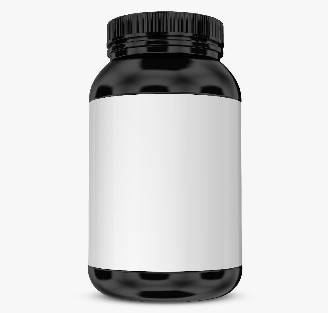 Three Colors Plastic Bottles 3D model_6