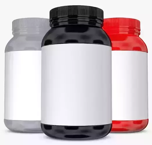 Three Colors Plastic Bottles