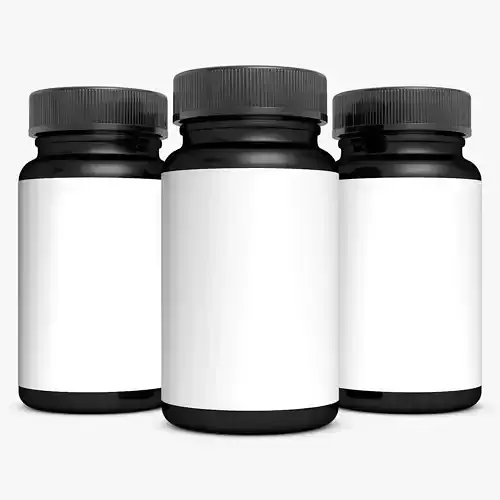 Bottles with Labels Collection 3D model