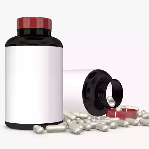 Medicine Container With Pills