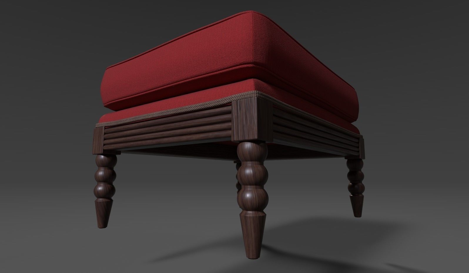 leg rest 3D model_4