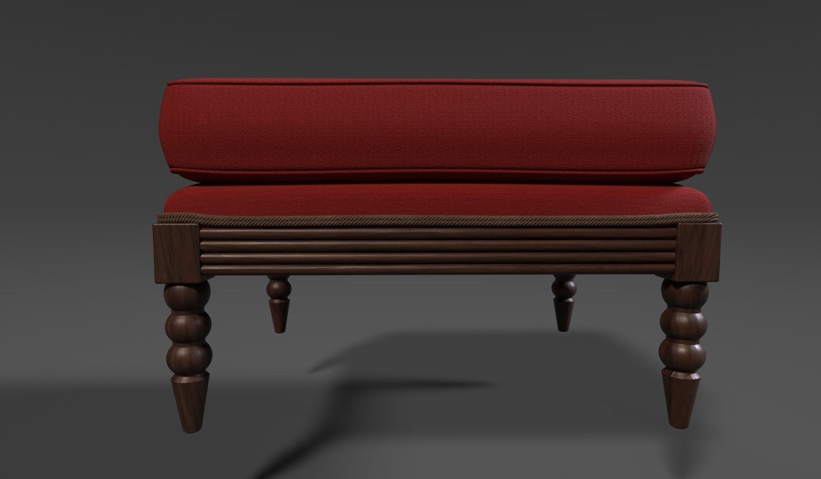 leg rest 3D model_2