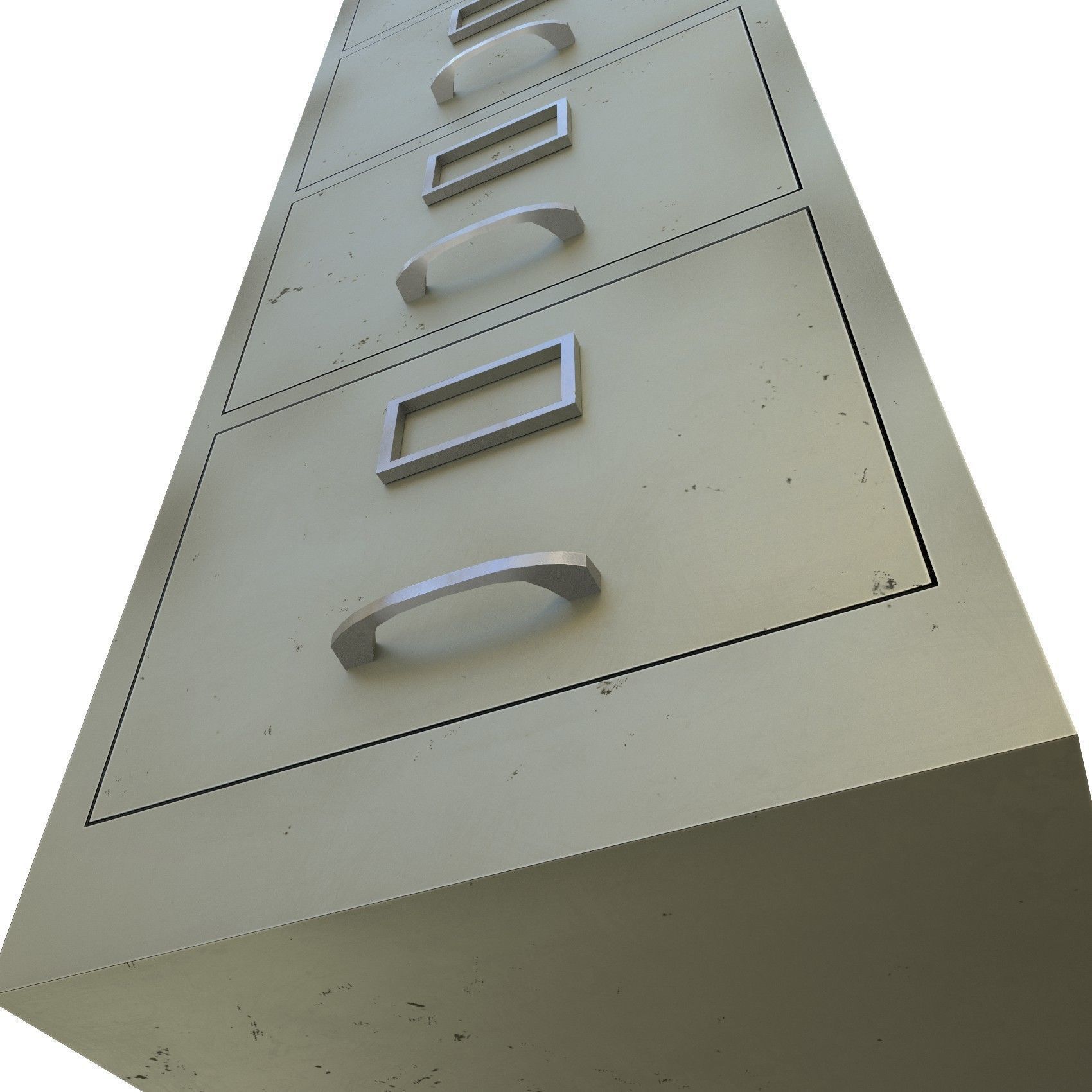 File cabinet - PBR - Game Ready Low-poly 3D model_4