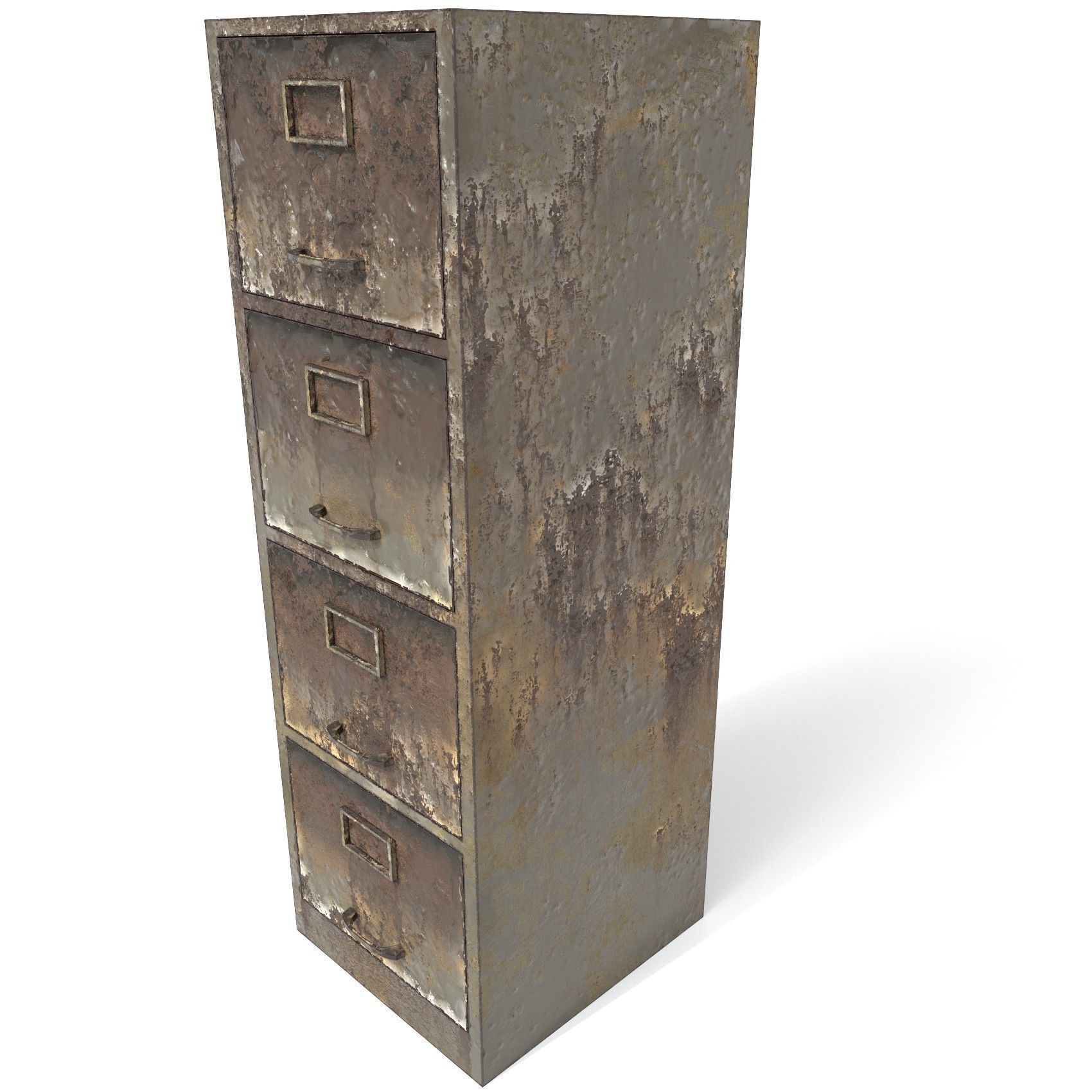 File cabinet - PBR - Game Ready Low-poly 3D model_11