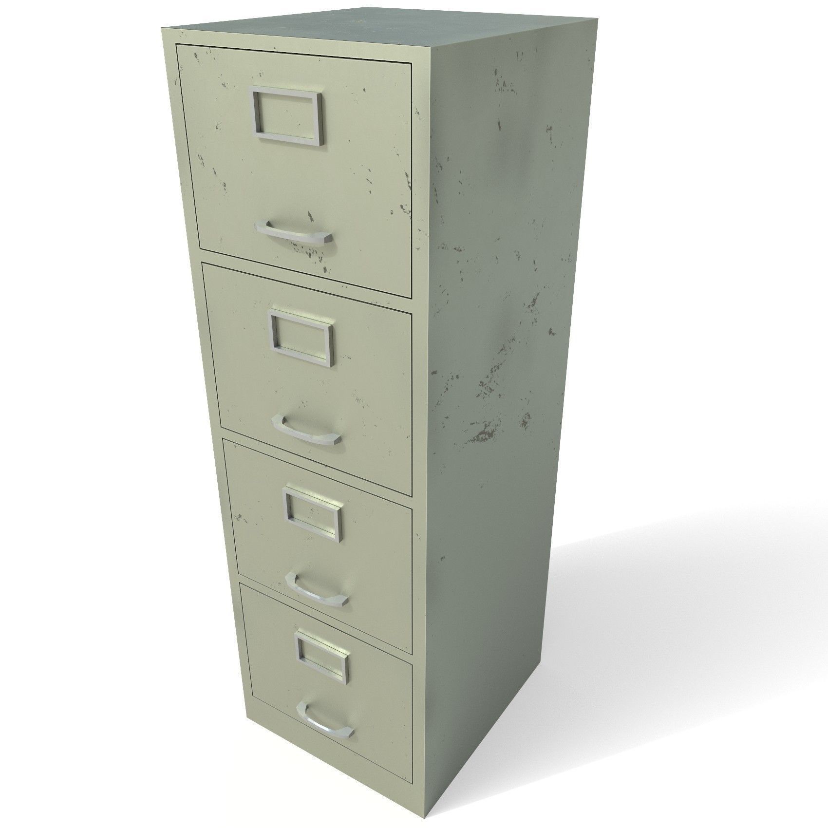 File cabinet - PBR - Game Ready Low-poly 3D model_8