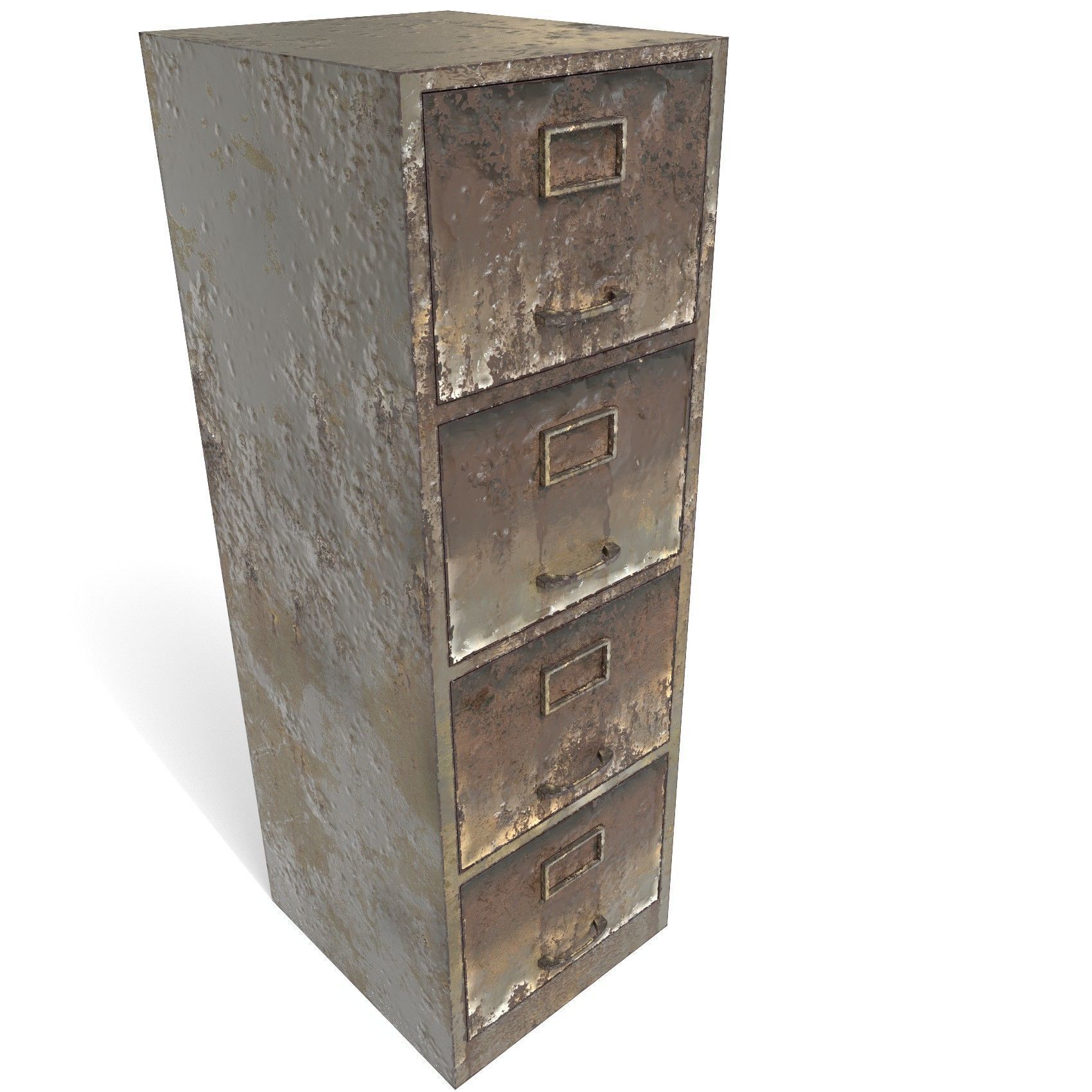 File cabinet - PBR - Game Ready Low-poly 3D model_14