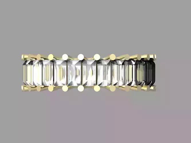 eternity bagette ring 