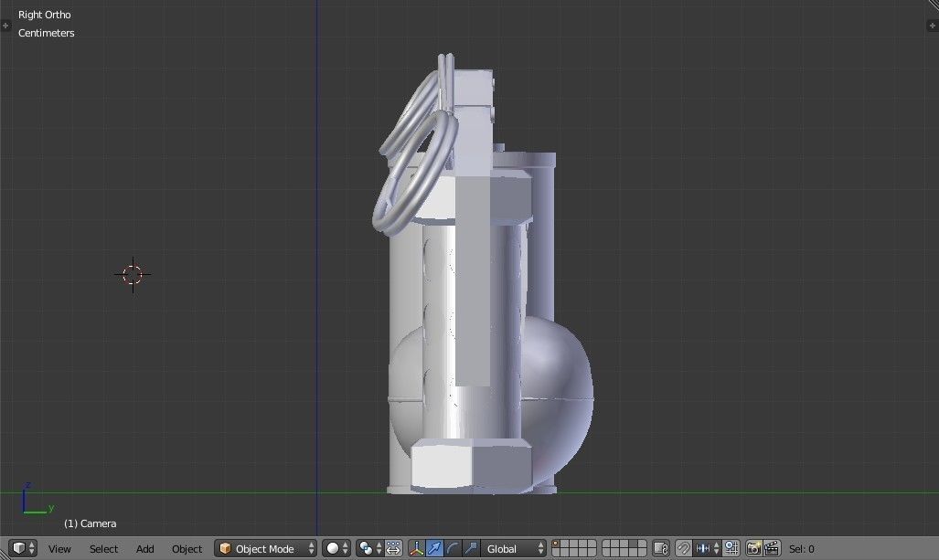 Grenades Pack Collection - M67 - AN-M18 Smoke- AN-M14 - M84 Stun Low-poly 3D model_15