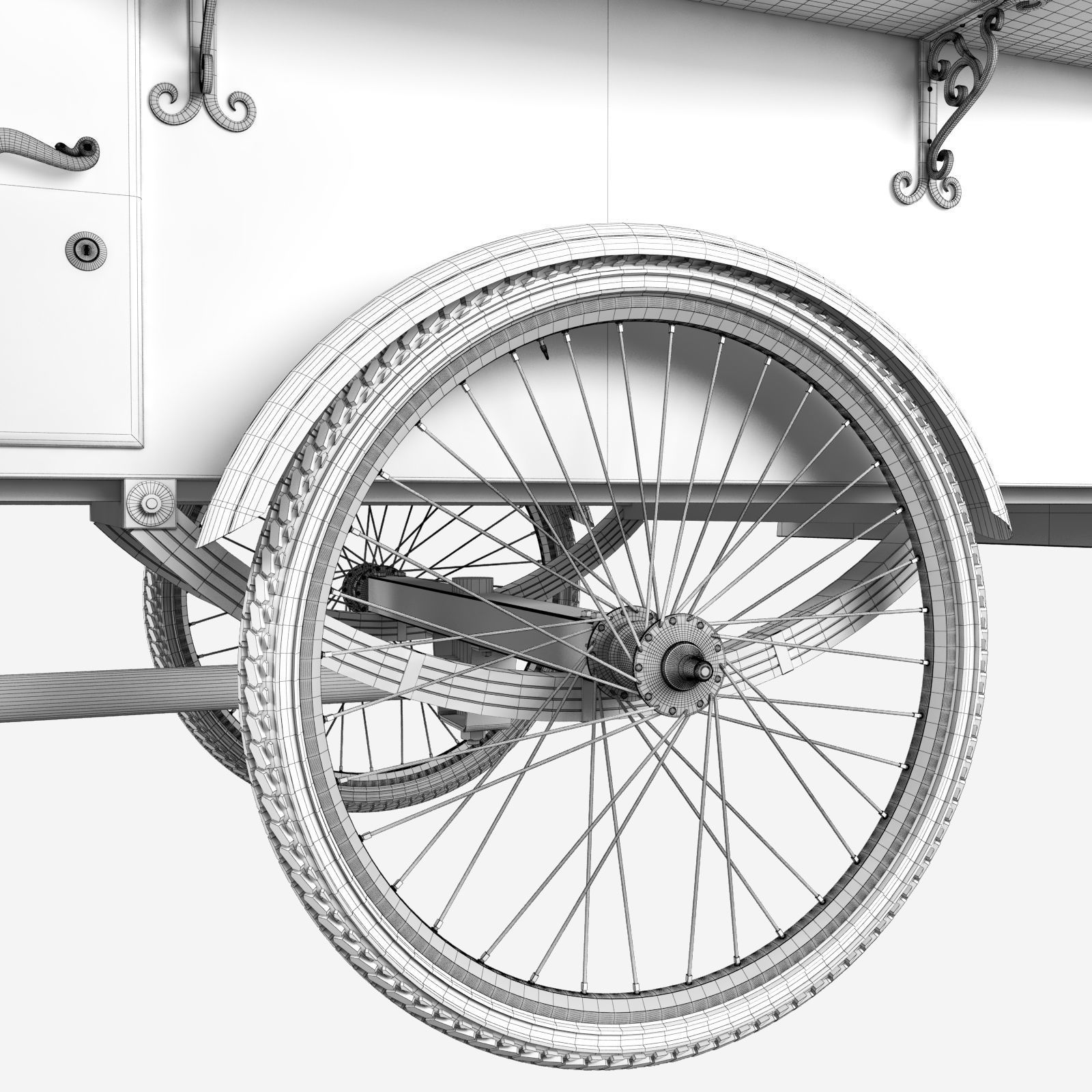 Cargo Bike Paris 3D model_9