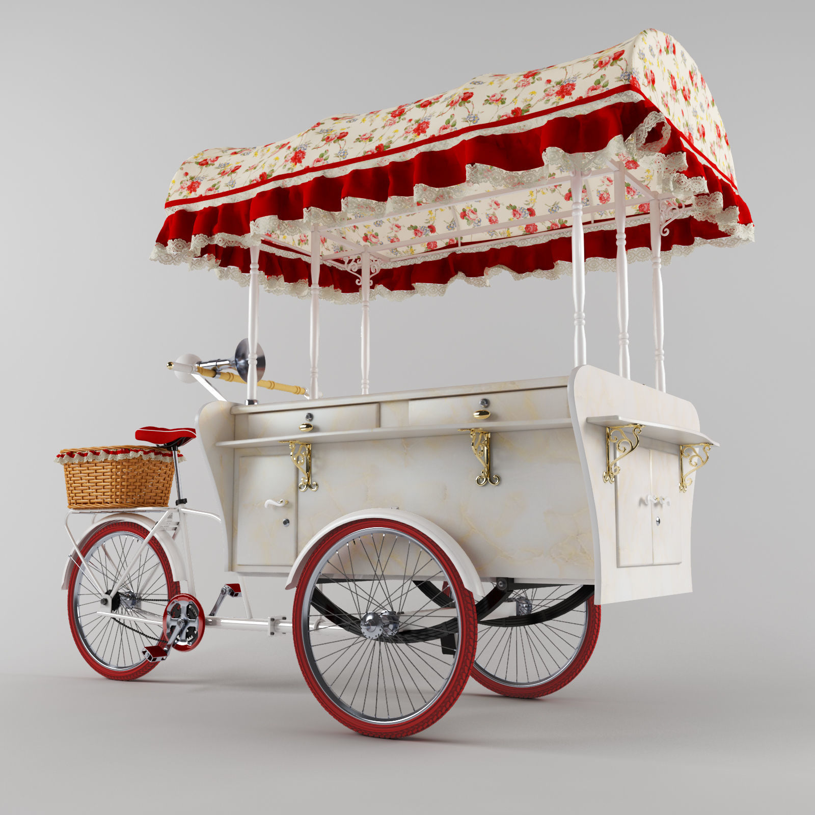 Cargo Bike Paris 3D model_4