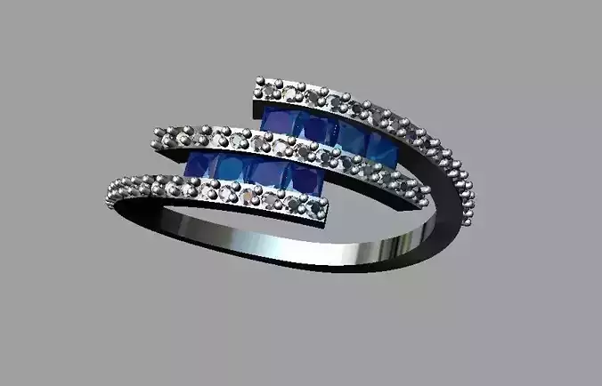 Princess diamond ring