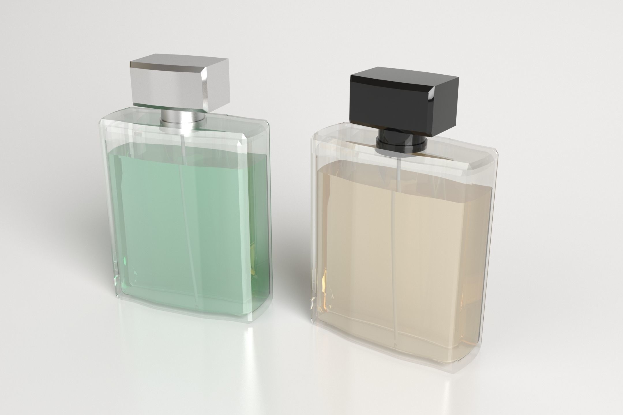 Perfume Bottle Low-poly 3D model_1