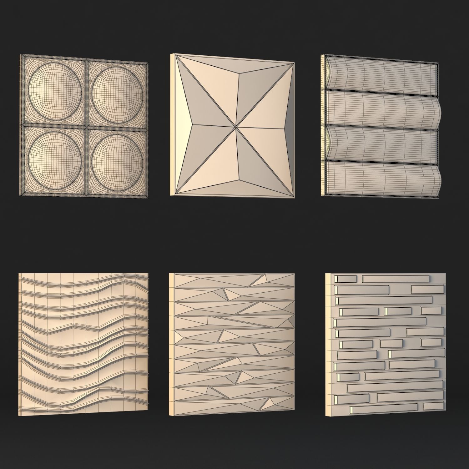 WallPanel Kit 4 3D model_3