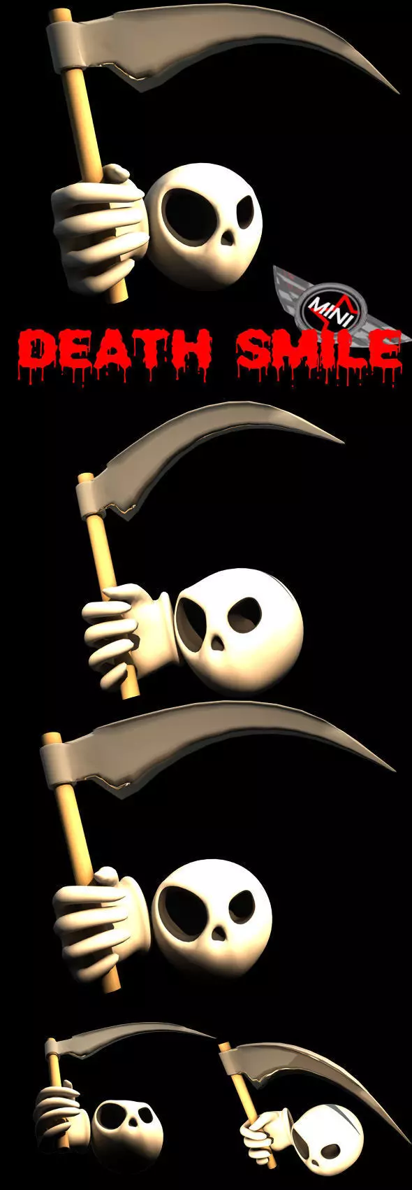 Death Smile Halloween Free 3D model_0