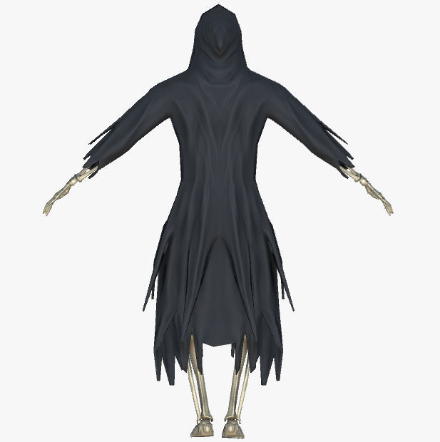 dracon85 Grim Reaper Skeleton Model Low-poly 3D model_2
