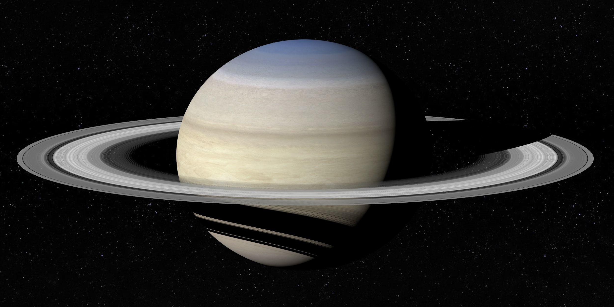 Saturn and its rings Free 3D model_3