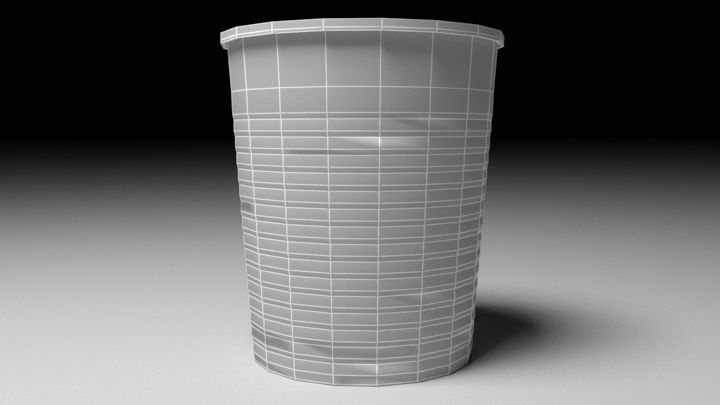 Plastic Cup 3D model_6