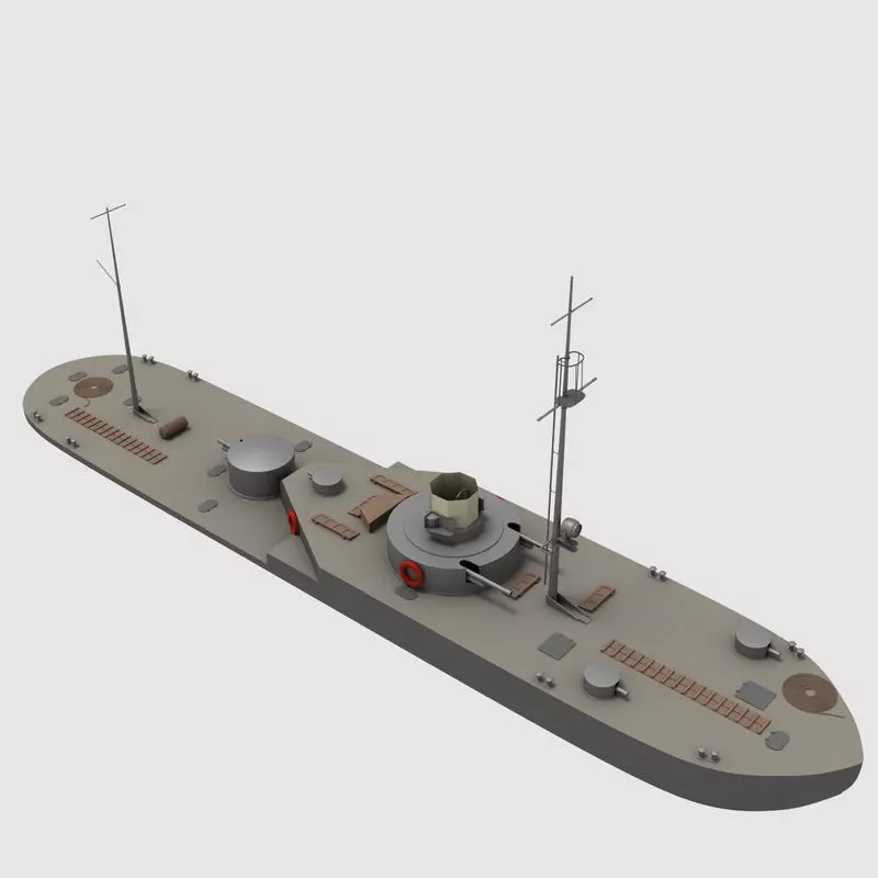 ORP Krakow River Monitor 3D model_0