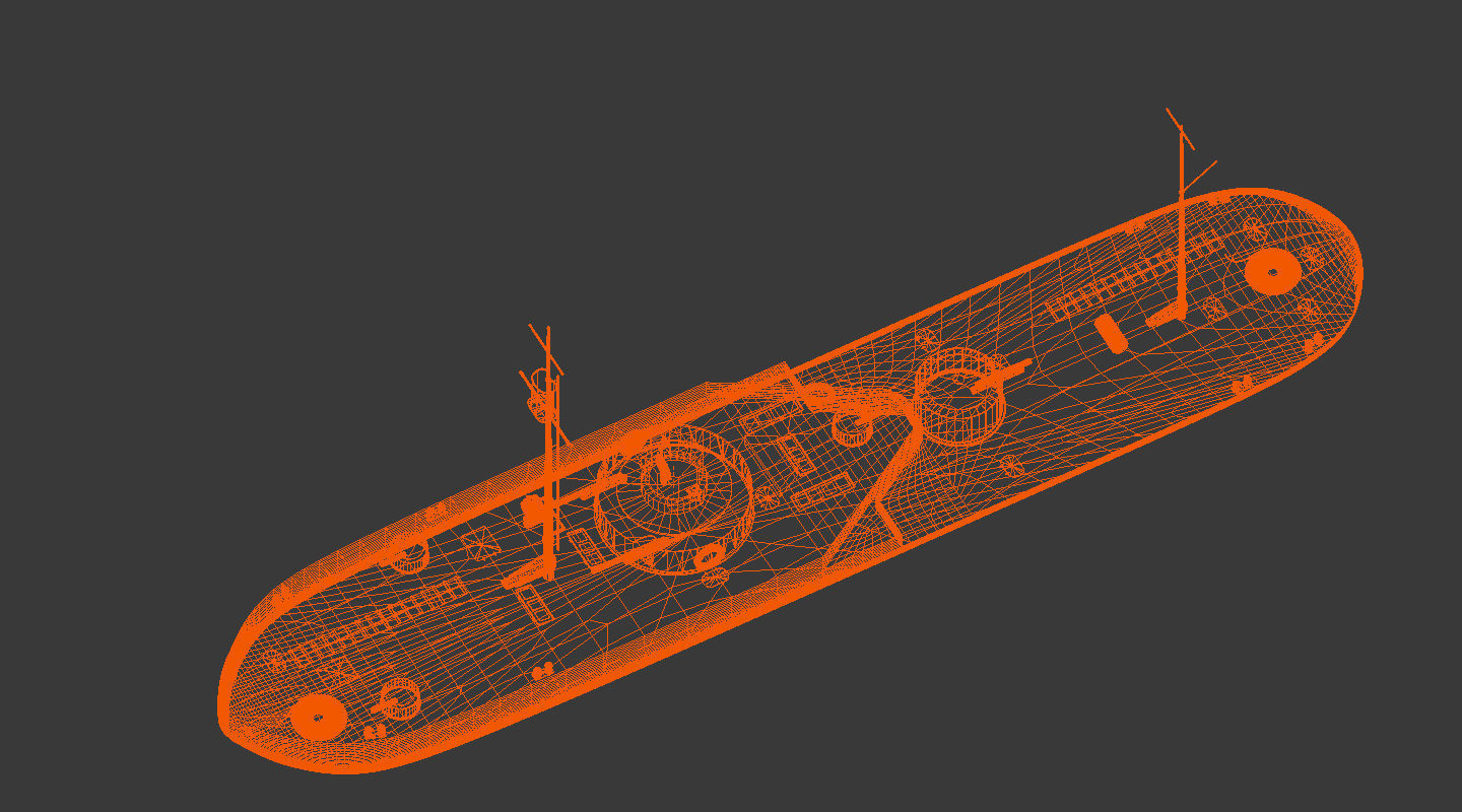 ORP Krakow River Monitor 3D model_5