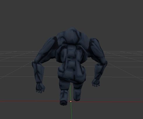 dracon85 Golem Three Texture Variations Low-poly 3D model_5