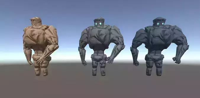 dracon85 Golem Three Texture Variations