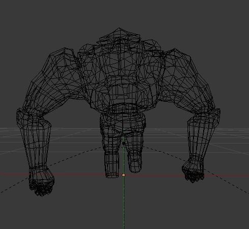 dracon85 Golem Three Texture Variations Low-poly 3D model_6