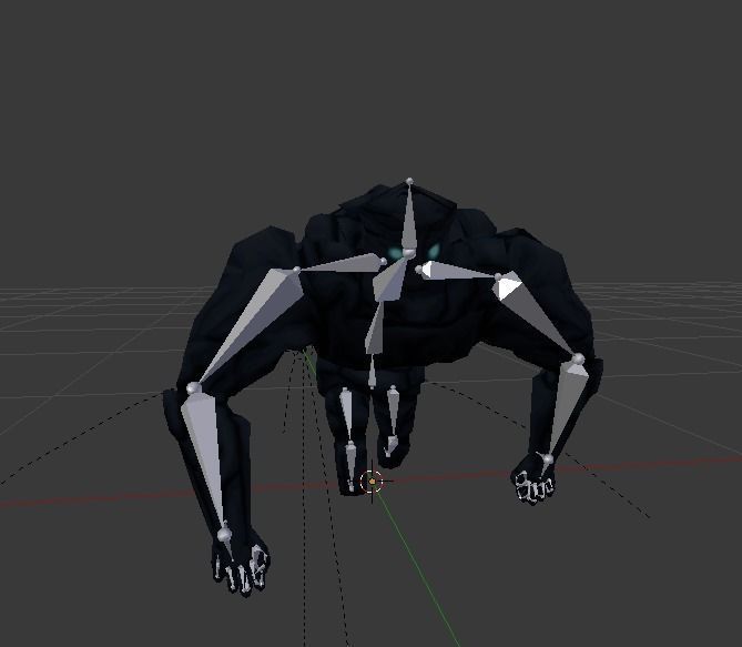 dracon85 Golem Three Texture Variations Low-poly 3D model_2