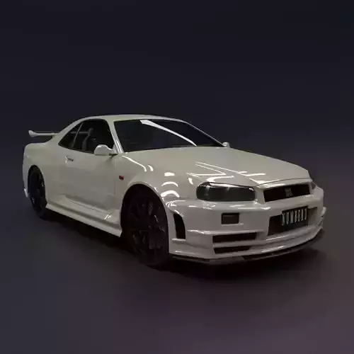 Nissan Skyline GT-R  R34 1999 3D model
