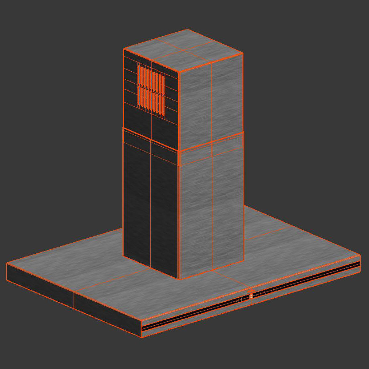 Amica Integra OW952T Kitchen Island Hood 3D model_4