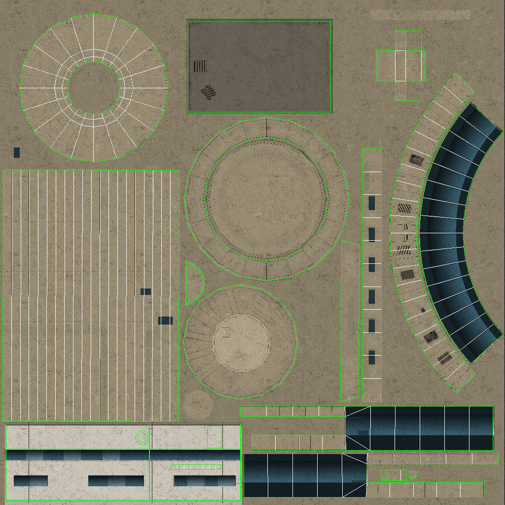 LOWS Control Tower Low-poly 3D model_12