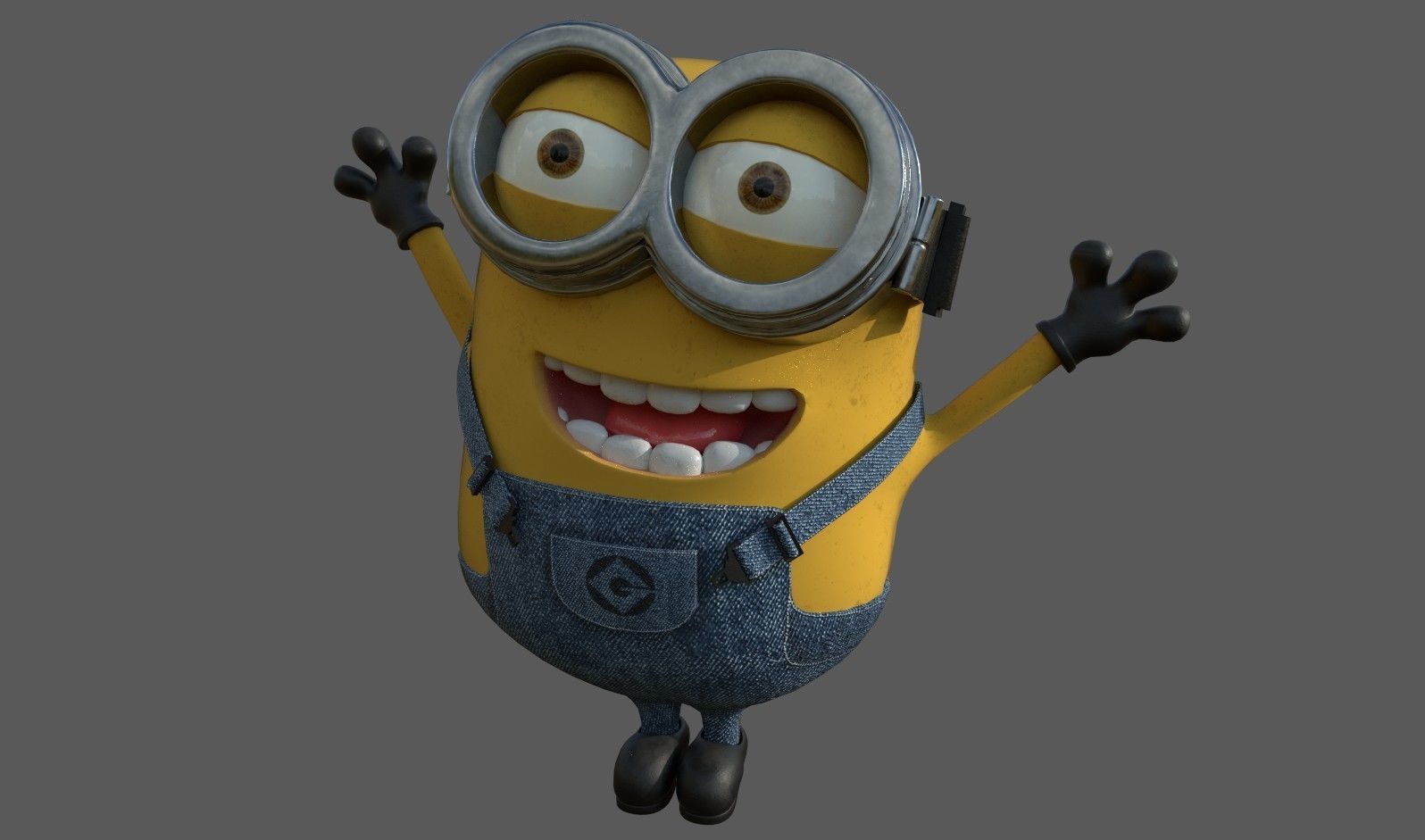 Minion Rigged Low-poly 3D model_2
