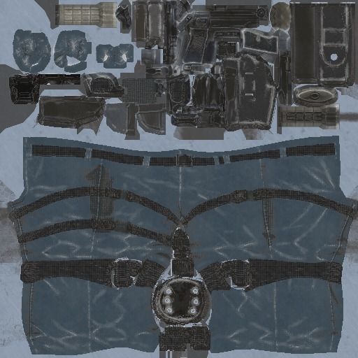 Police wood background - 3D model_26