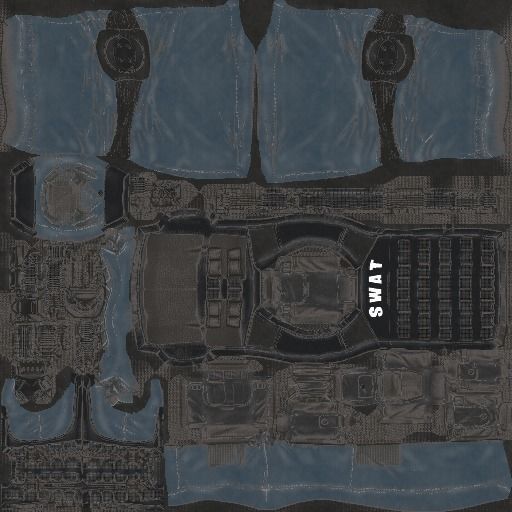 Police wood background - 3D model_22