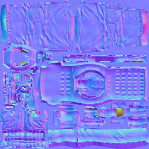 Police wood background - 3D model_25