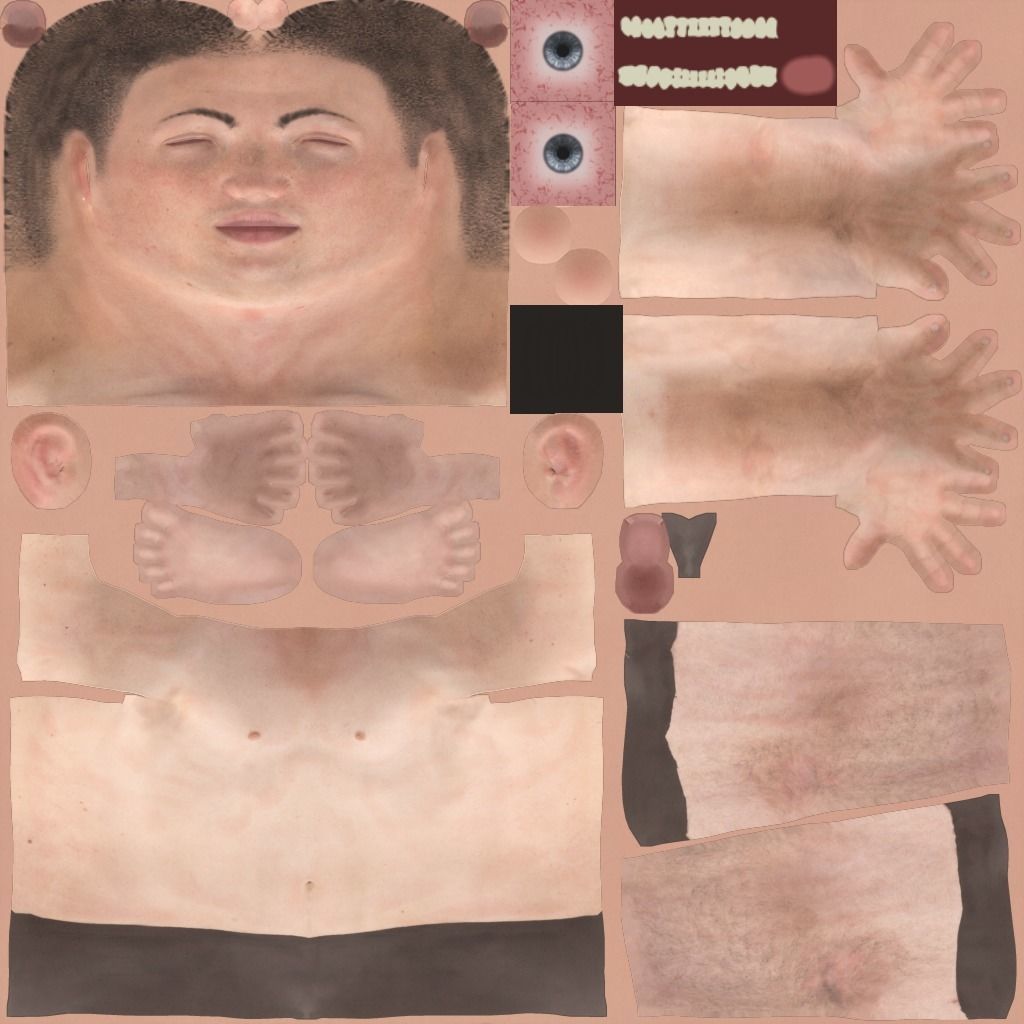 Police wood background - 3D model_2