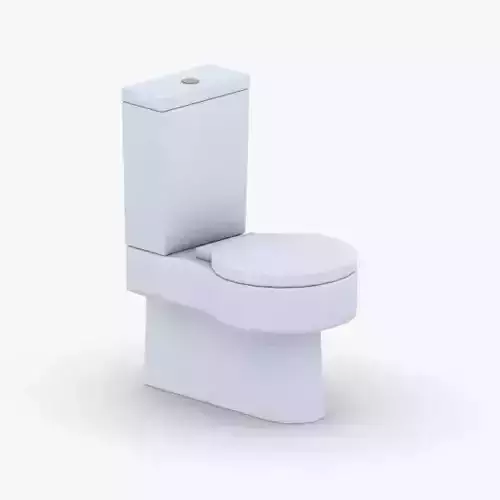 1545 - Toilet Low-poly 3D model