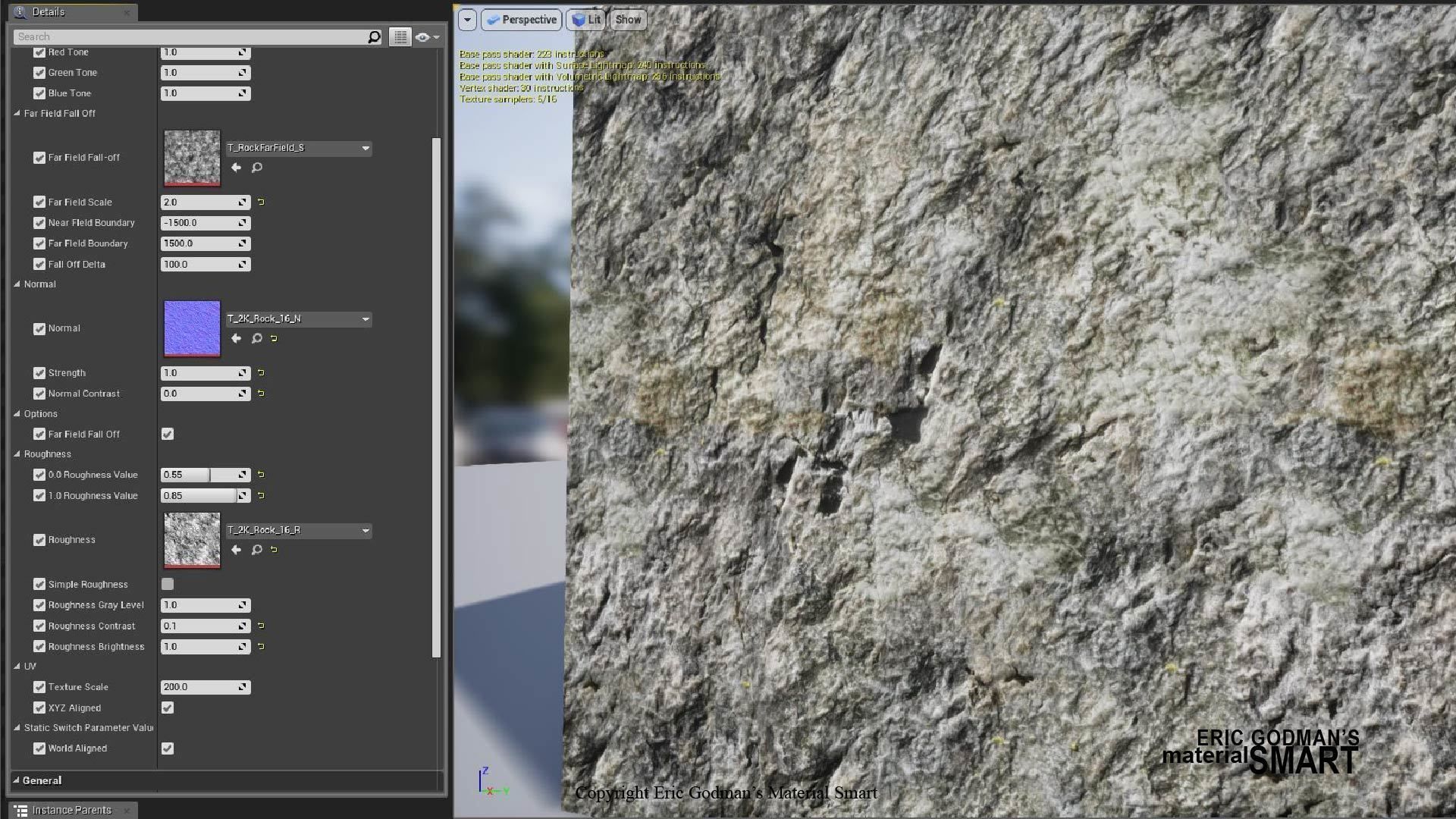 Rock World Aligned Materials 3D model_23