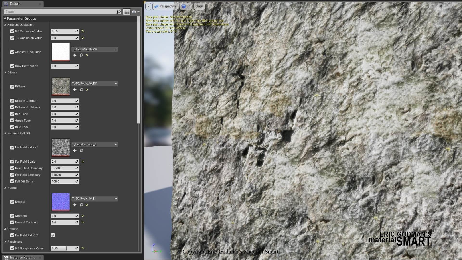 Rock World Aligned Materials 3D model_19