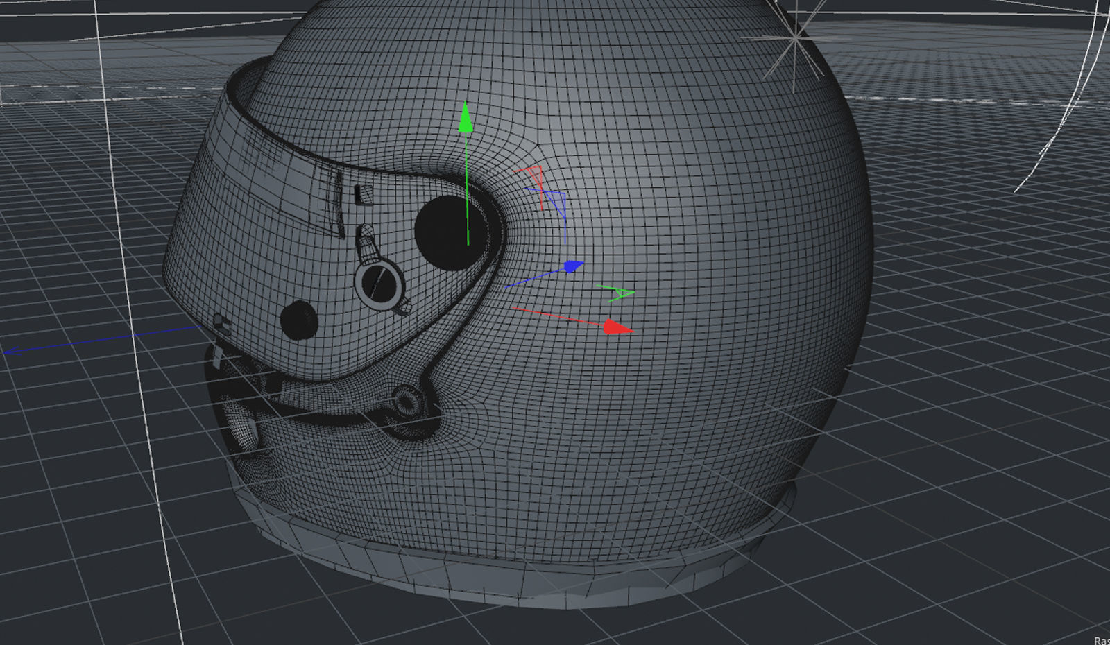 1989 Alain Prost race helmet 3D model 3D model_12