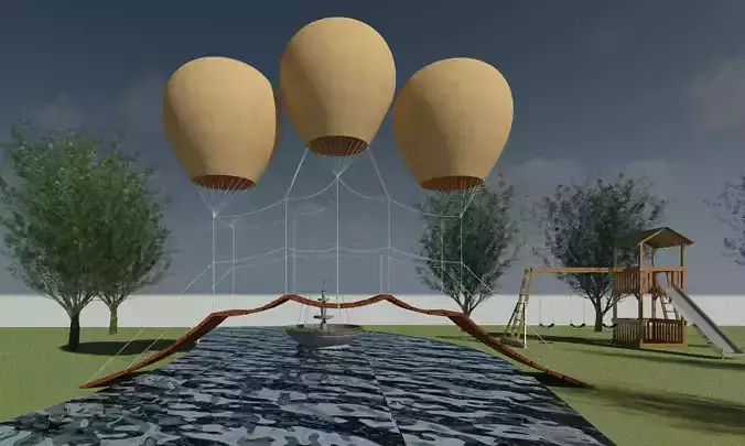 Canteliver Bridge 3D model