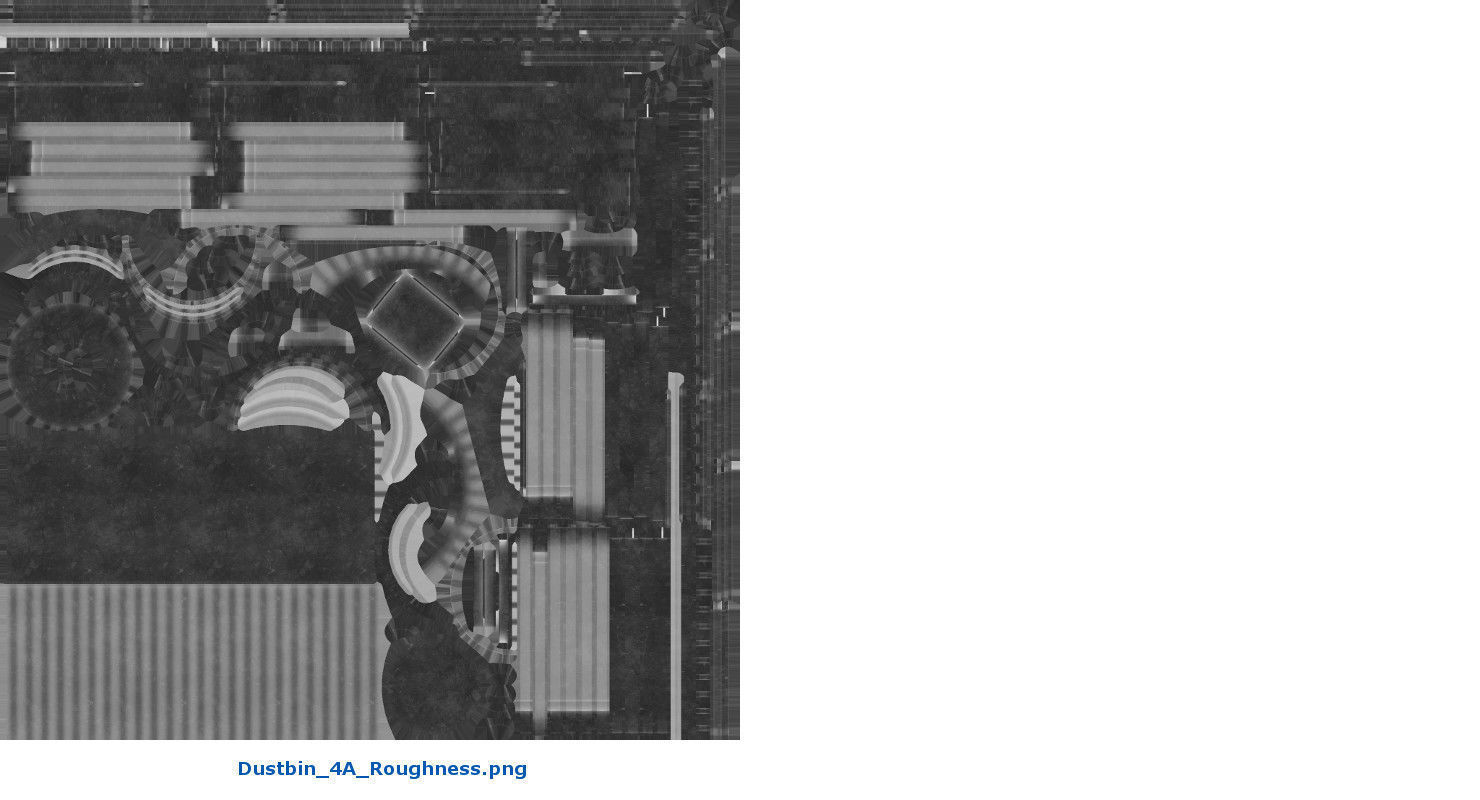 Dustbin 4A Low-poly 3D model_8