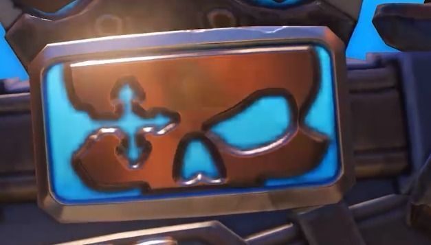 Royal Mccree s belt buckle 3D PRINTING FILE 3D print model