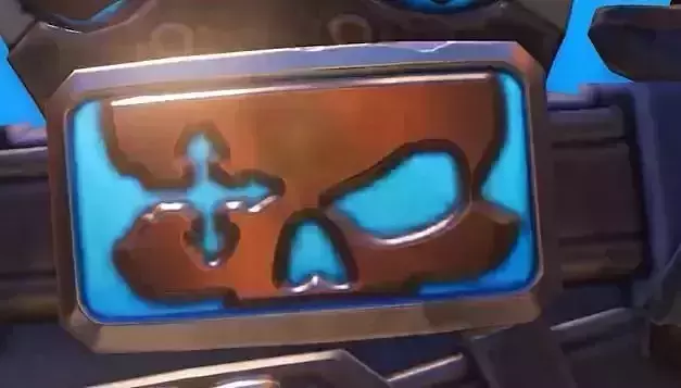Royal Mccree s belt buckle 3D PRINTING FILE 3D print model